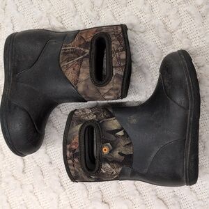 Bogs Classic Kids Toddler 6 Camo Mossy Oak Winter Snow Rain Insulated Boots